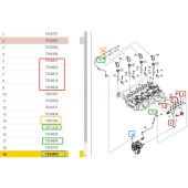 Doosan Fuel Lines Kit Compatible for Doosan Engine D34 Bobcat Telehandler V519 V723 V923