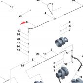 Cummins Flexible Hose 3635131 Compatible for Cummins Engine QSK60