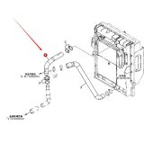 Komatsu Aftercooler Hose 423-03-D1860 Compatible for Komatsu Wheel Loader WA380-6