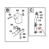 Volvo Rubber Hose VOE14884624 Compatible for Volvo Excavator EC950E