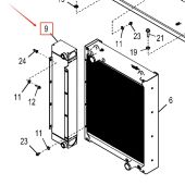 John Deere Hydraulic Oil Cooler AT349038 Compatible for John Deere Engine 6090 6135 Wheel Loader 744K 824K