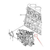 Yanmar Fuel Injection Pump Assembly 729649-51390 Compatible for Yanmar Engine 4TNV84T