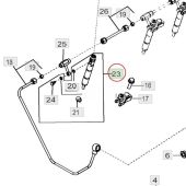 John Deere Fuel Injector RE569743 DZ10922 Compatible for John Deere Engine 3029 4045 6068 Tractor 5305 5310 5055E 5075E