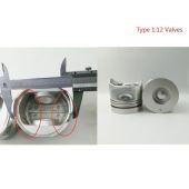 Isuzu STD Piston Kit with Ring Compatible for Isuzu Engine 6HH1 6HH1T Truck FSR FSS FRR FVR FTR