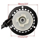 Mini Recoil Pull Starter Compatible for Mini Pocket Bike Dirt Pit Bike 2 Stroke 47cc 49cc 50cc