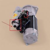 Komatsu 24V 9T Starter Motor 600-813-3130 0-23000-2542 Compatible for Komatsu Engine 4D95 Crawler Dozer D20 D20A D20S