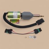 John Deere Fuel Shutoff Solenoid RE516083 Compatible for John Deere 120 160LC 200LC 230LC 230LCR 270LC 624H TC62H 624HLL 670C 670CH 672CH