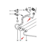 Yanmar Fuel Injection Pipe 129C00-59820 Compatible for Yanmar Engine 4TNV86CHT 4TNV88C 4TNV86CT