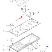Komatsu Oil Suction Tube 6206-51-6210 Compatible for Komatsu Engine 6D95L-1AA 6D95L-1AD 6D95L-1V S6D95L-1G S6D95L-1LL