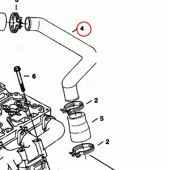 Bobcat Intake Pipe 6698603 Compatible for Bobcat Loader A770 S330 S770 T320 T770