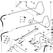 Bobcat Hydraulic Tubeline 7240302 Compatible for Bobcat Loader S450 T450